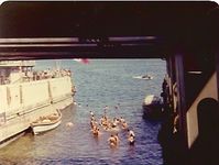 Baignade  bord